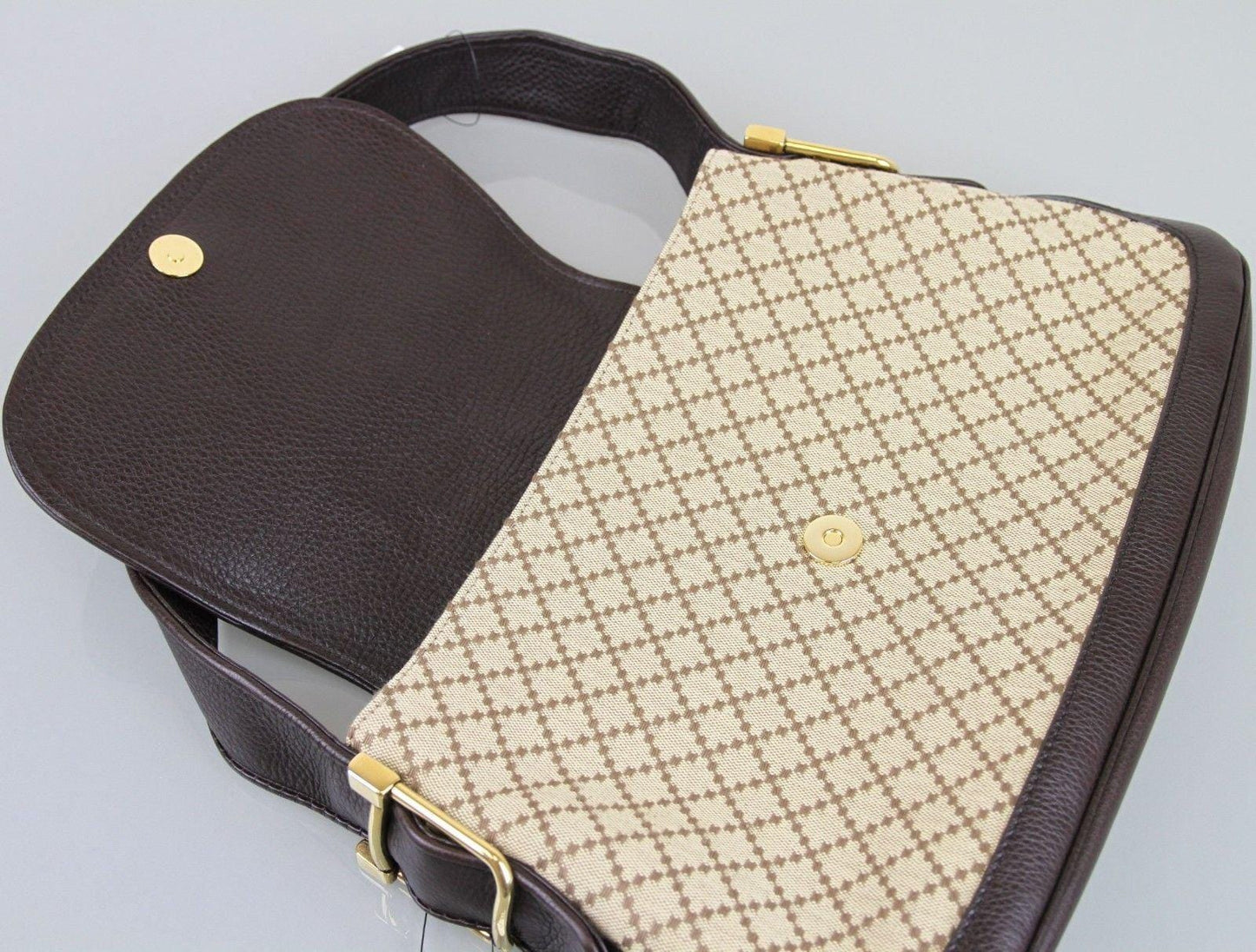 Gucci "1973" Diamante Canvas Tote Handbag Shoulder Bag - Final Call