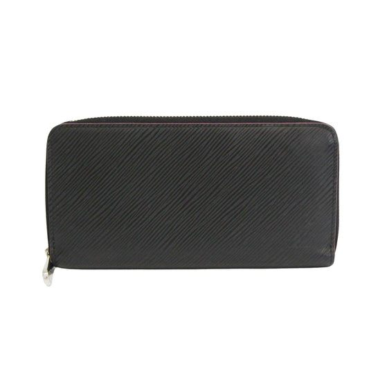 Louis Vuitton Zippy Wallet Black Leather Wallet  ()