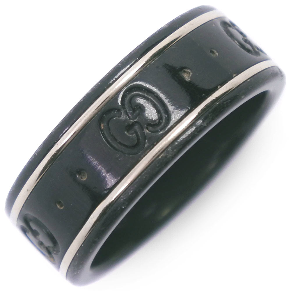 Gucci Icon Black Ceramic Ring Jewelry