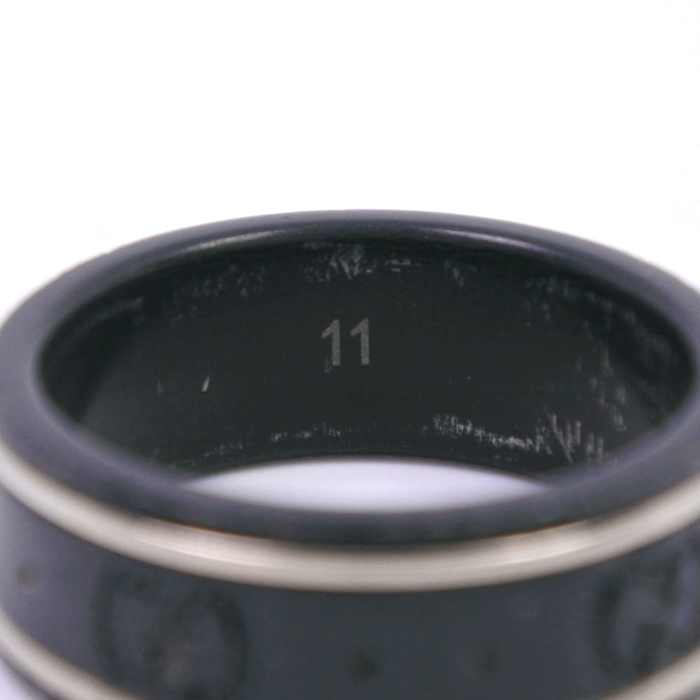 Gucci Icon Black Ceramic Ring Jewelry