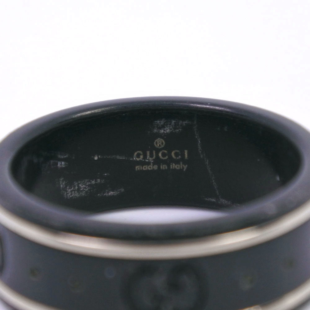 Gucci Icon Black Ceramic Ring Jewelry
