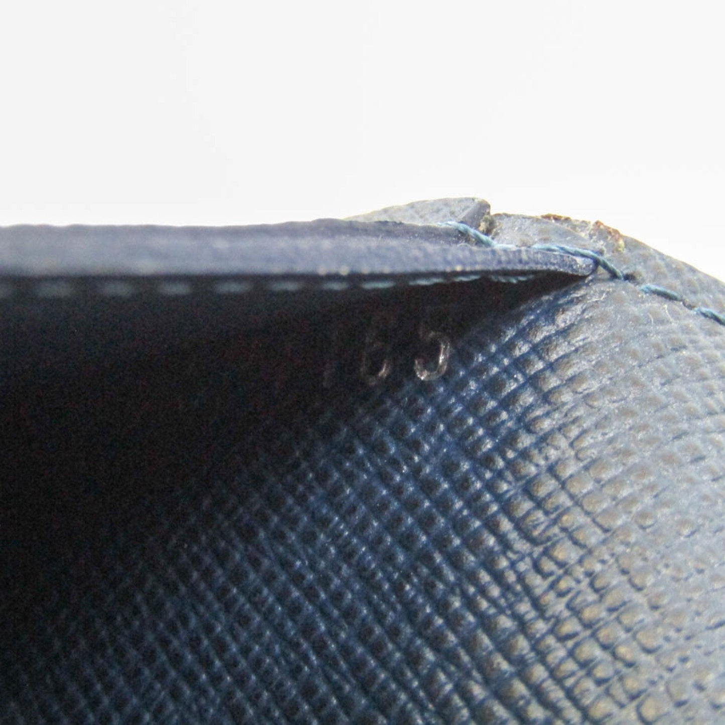 Louis Vuitton Portefeuille Brazza Navy Leather Wallet