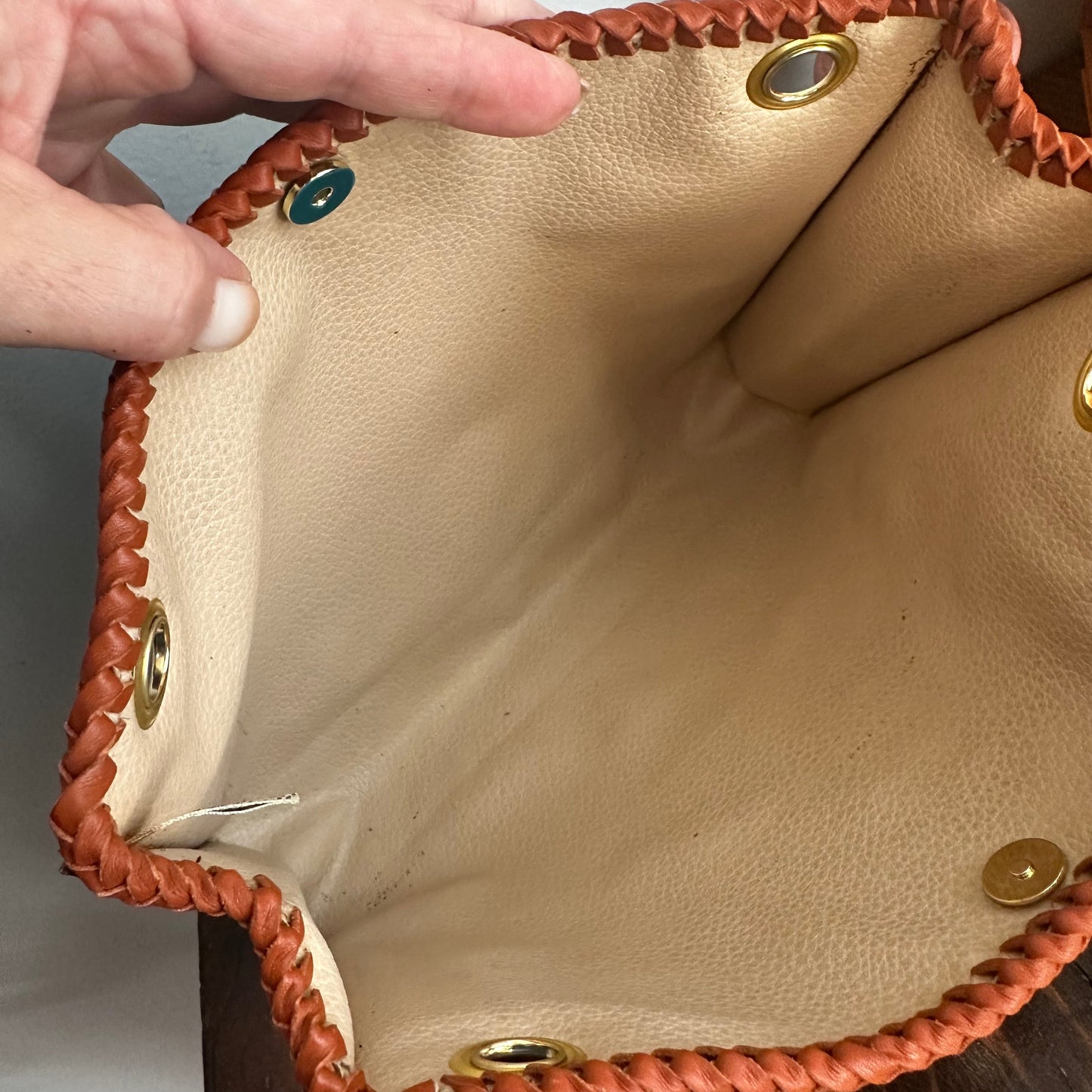The Swan Crossbody -Orvis bags Monogram in Whiskey