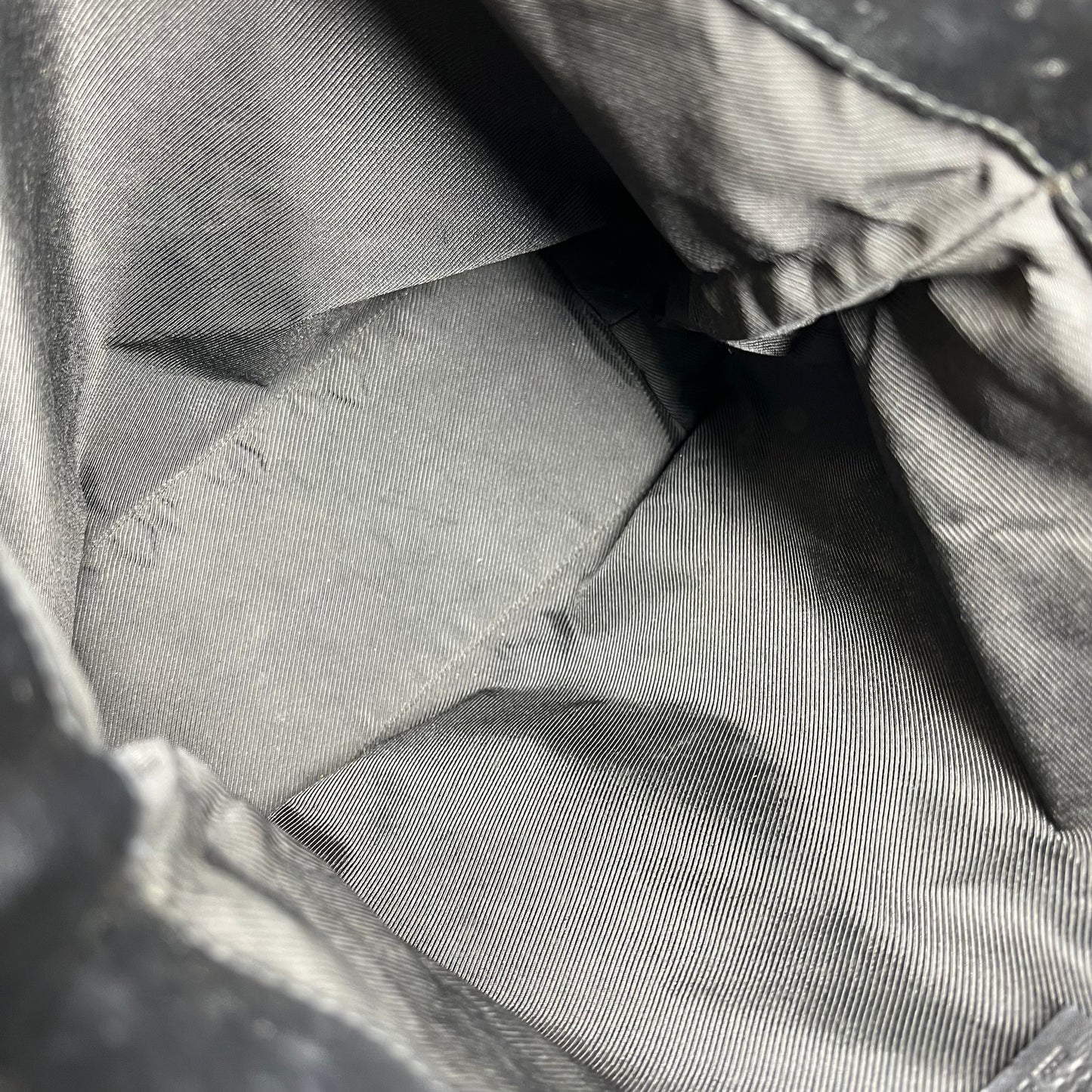 GUCCI Vintage GG Supreme Web Canvas Black Tote
