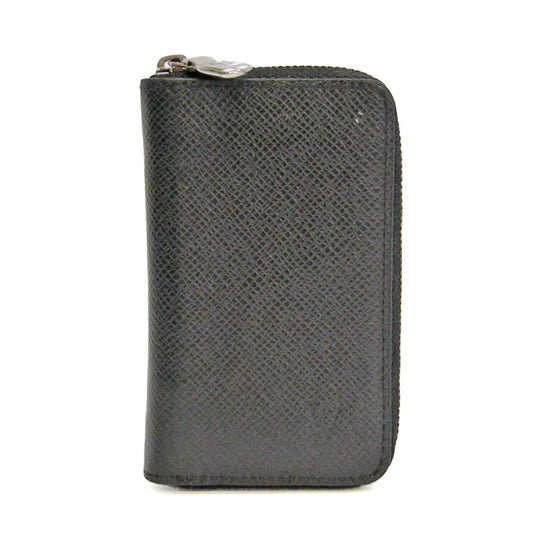 Louis Vuitton Black Leather Wallet  ()