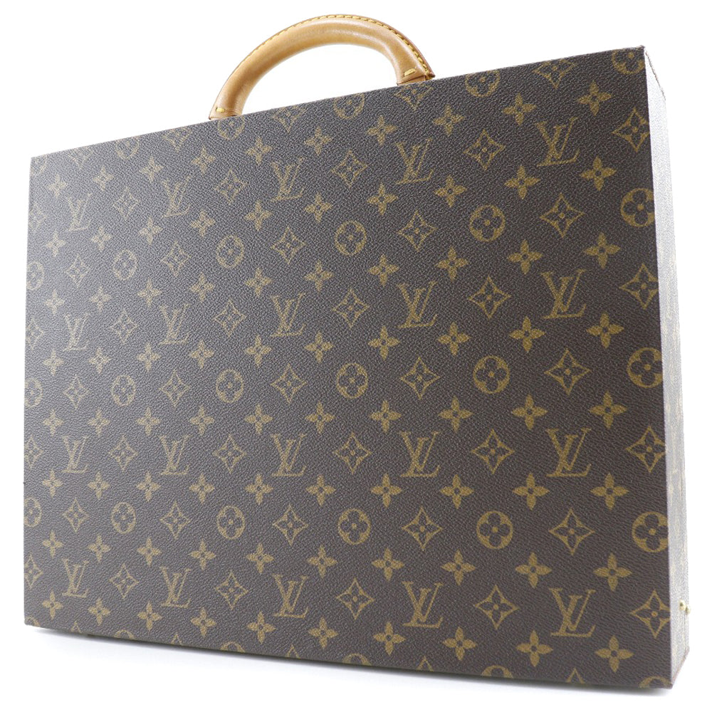 Louis Vuitton Brown Canvas Briefcase Bag
