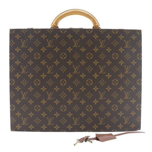 Louis Vuitton Brown Canvas Briefcase Bag ()