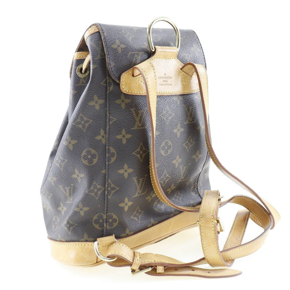 Louis Vuitton Montsouris Brown Canvas Backpack Bag
