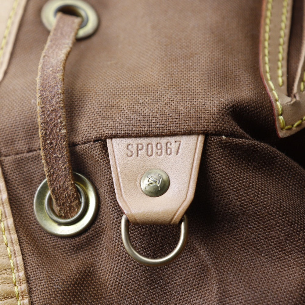 Louis Vuitton Montsouris Brown Canvas Backpack Bag