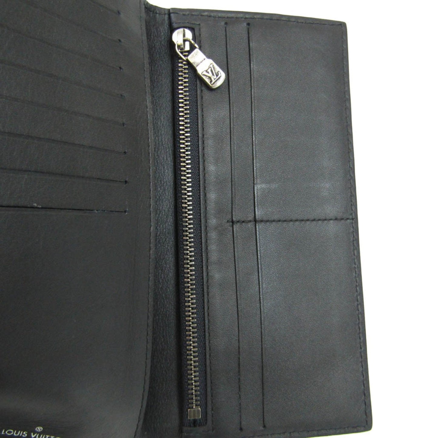 Louis Vuitton Portefeuille Long Navy Leather Wallet