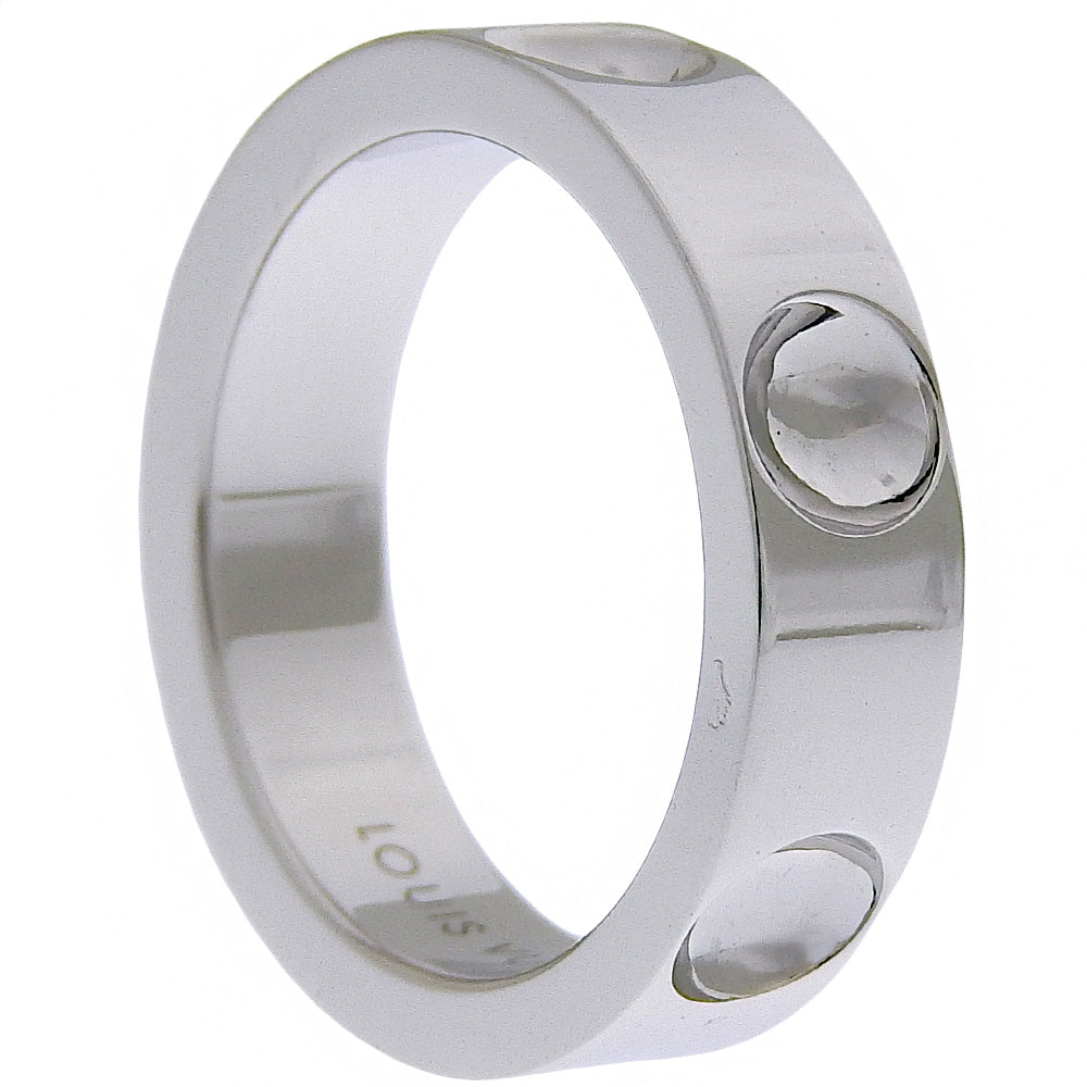Louis Vuitton Empreinte Silver White Gold Ring Jewelry
