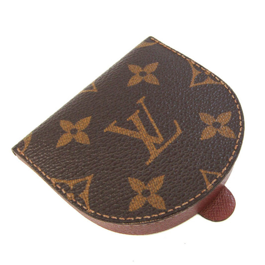 Louis Vuitton Porte Monnai Cuvette Brown Canvas Wallet  ()