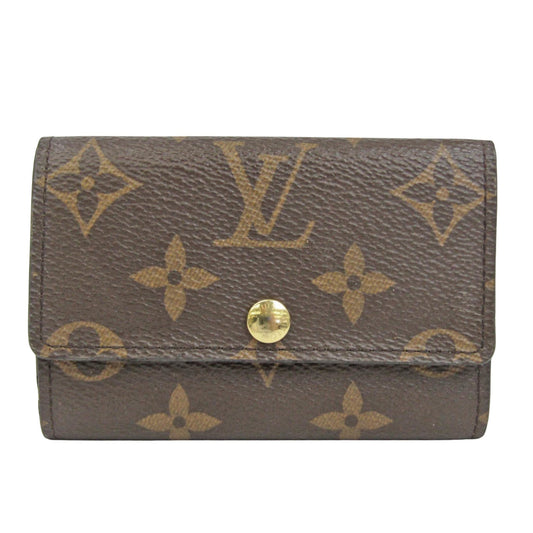 Louis Vuitton Multiclés Brown Canvas Wallet  ()