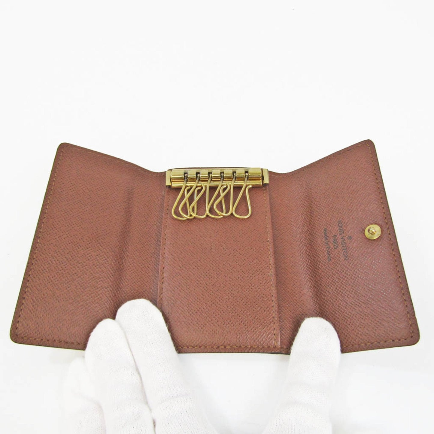 Louis Vuitton Multiclés Brown Canvas Wallet
