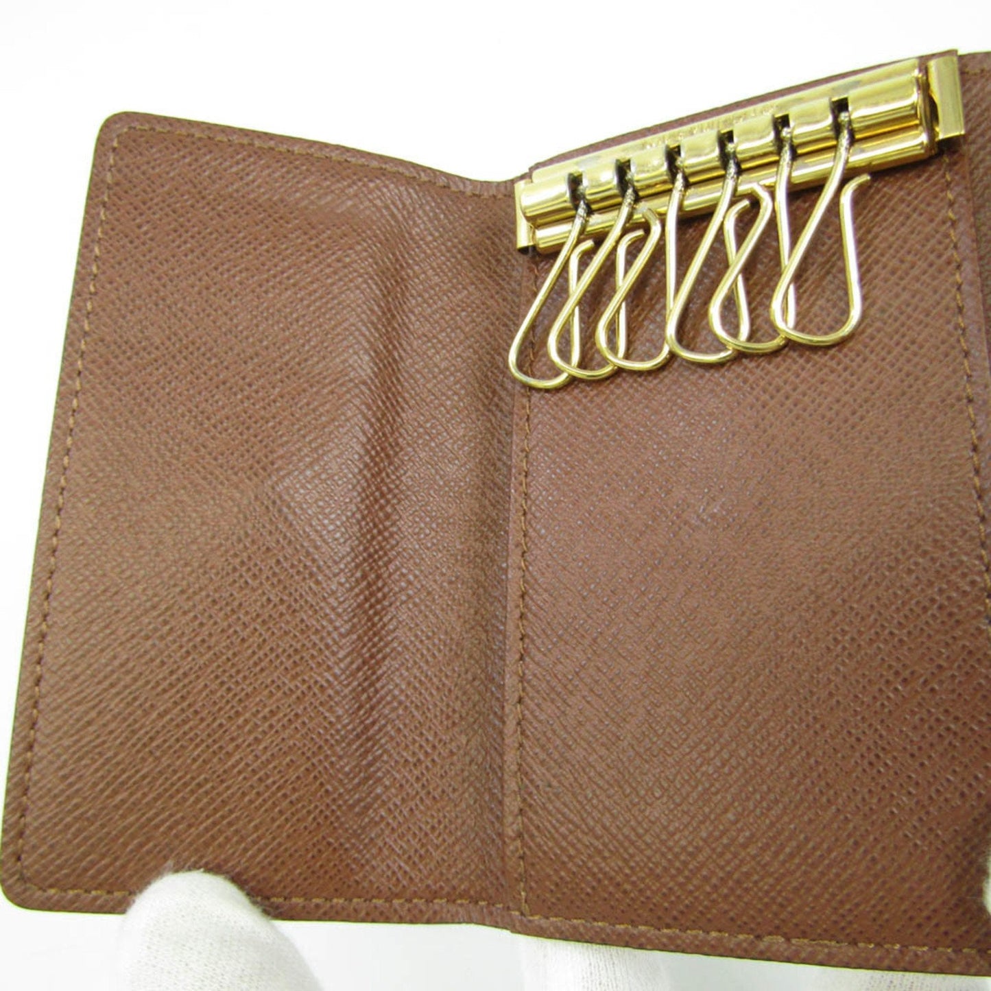 Louis Vuitton Multiclés Brown Canvas Wallet