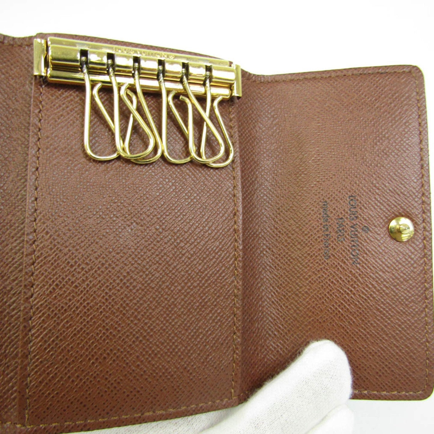 Louis Vuitton Multiclés Brown Canvas Wallet