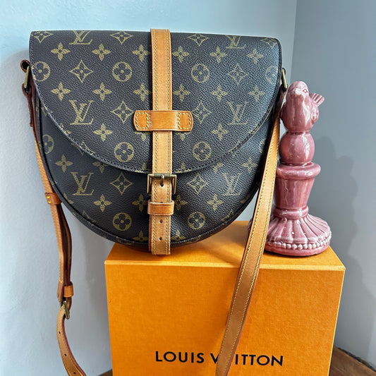 The Dove Crossbody -Orvis bags LV Monogram in Vachetta