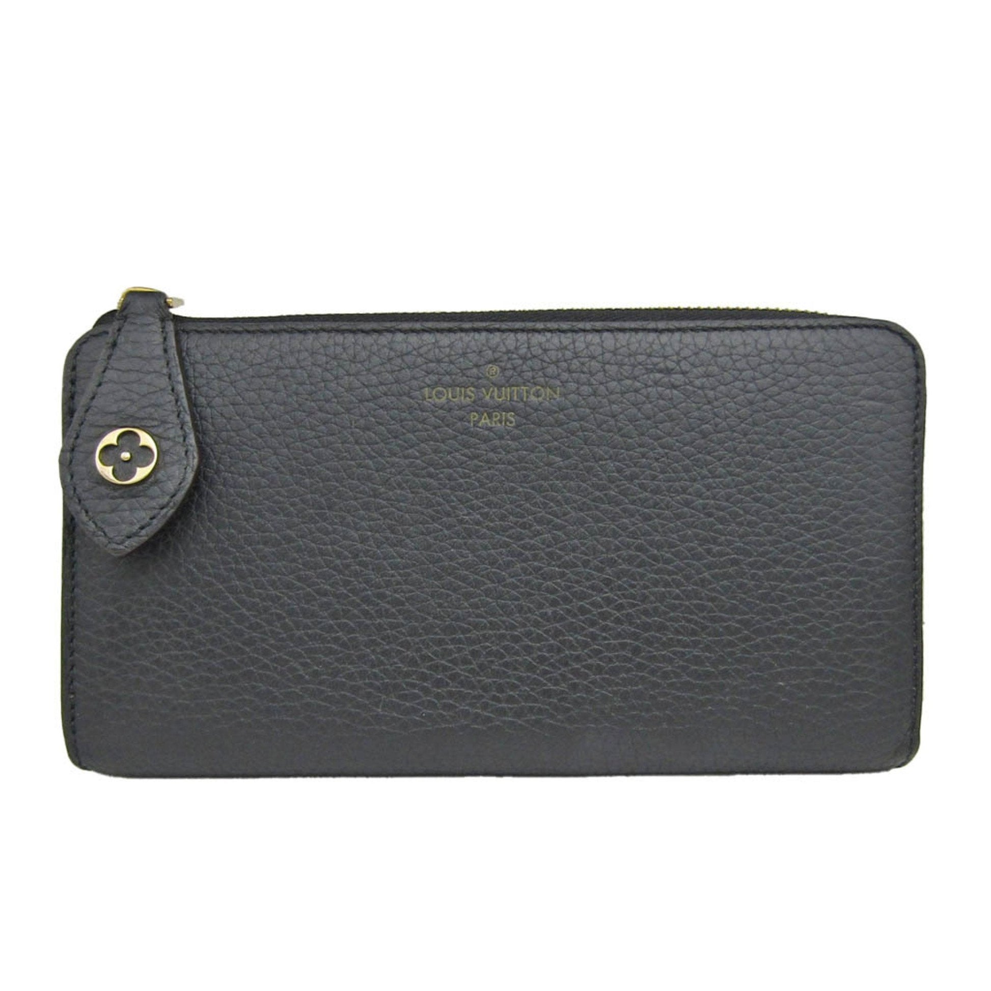 Louis Vuitton Portefeuille Comète Black Leather Wallet  ()