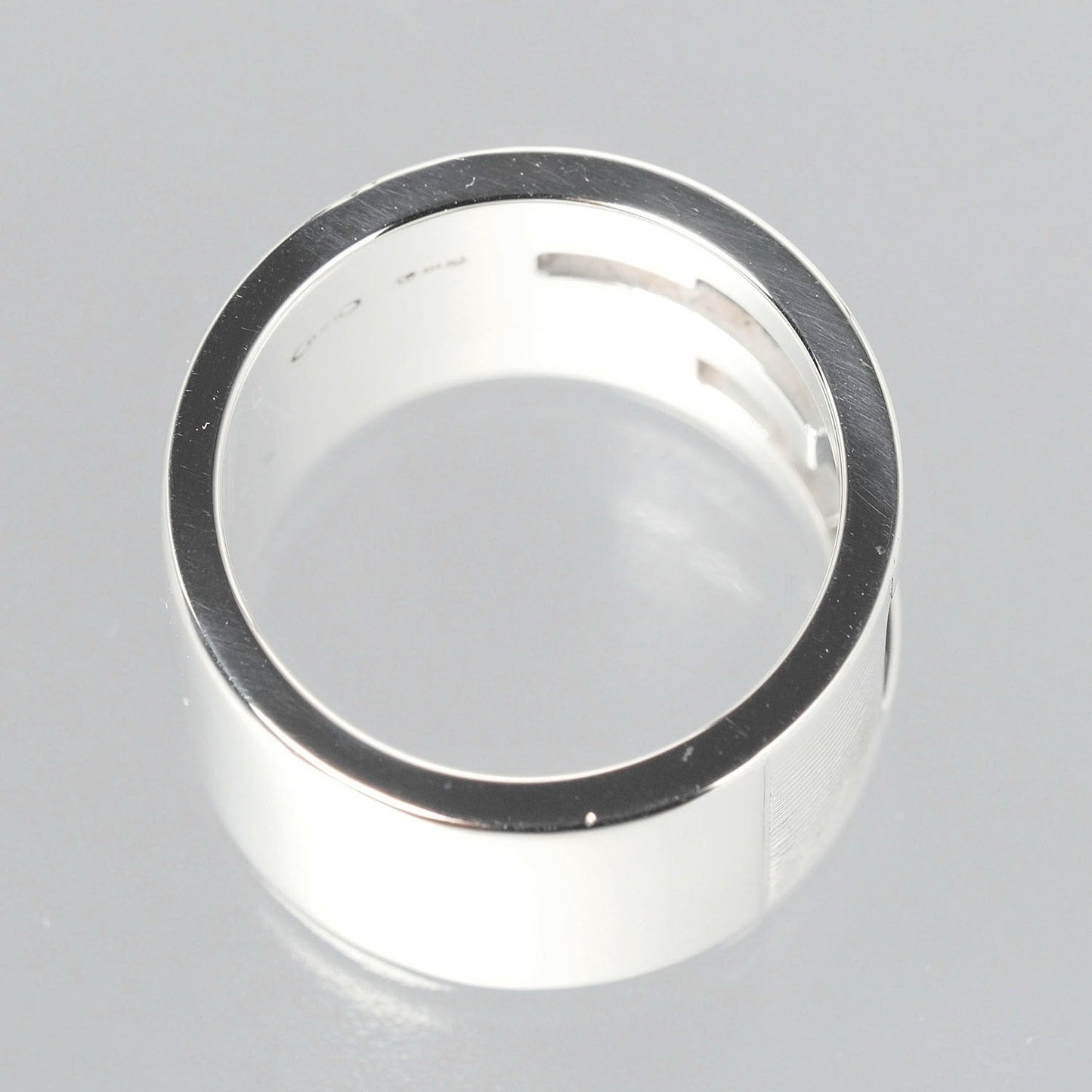 Gucci Logo G Silver Silver Ring Jewelry