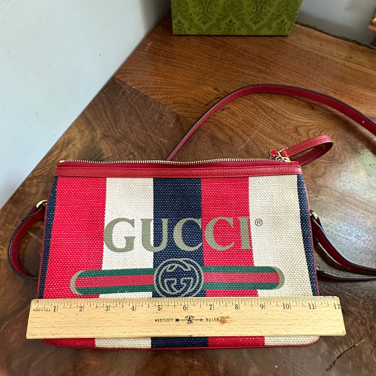 The Junco Crossbody - Red/White/Blue Orvis bags Gucci GG