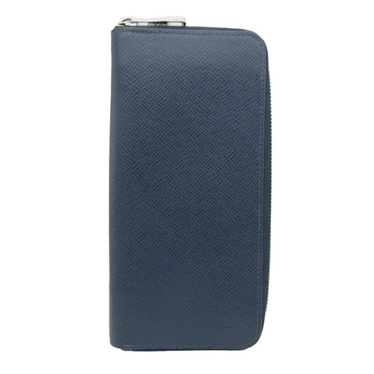 Louis Vuitton Zippy Wallet Vertical Navy Leather Wallet  ()