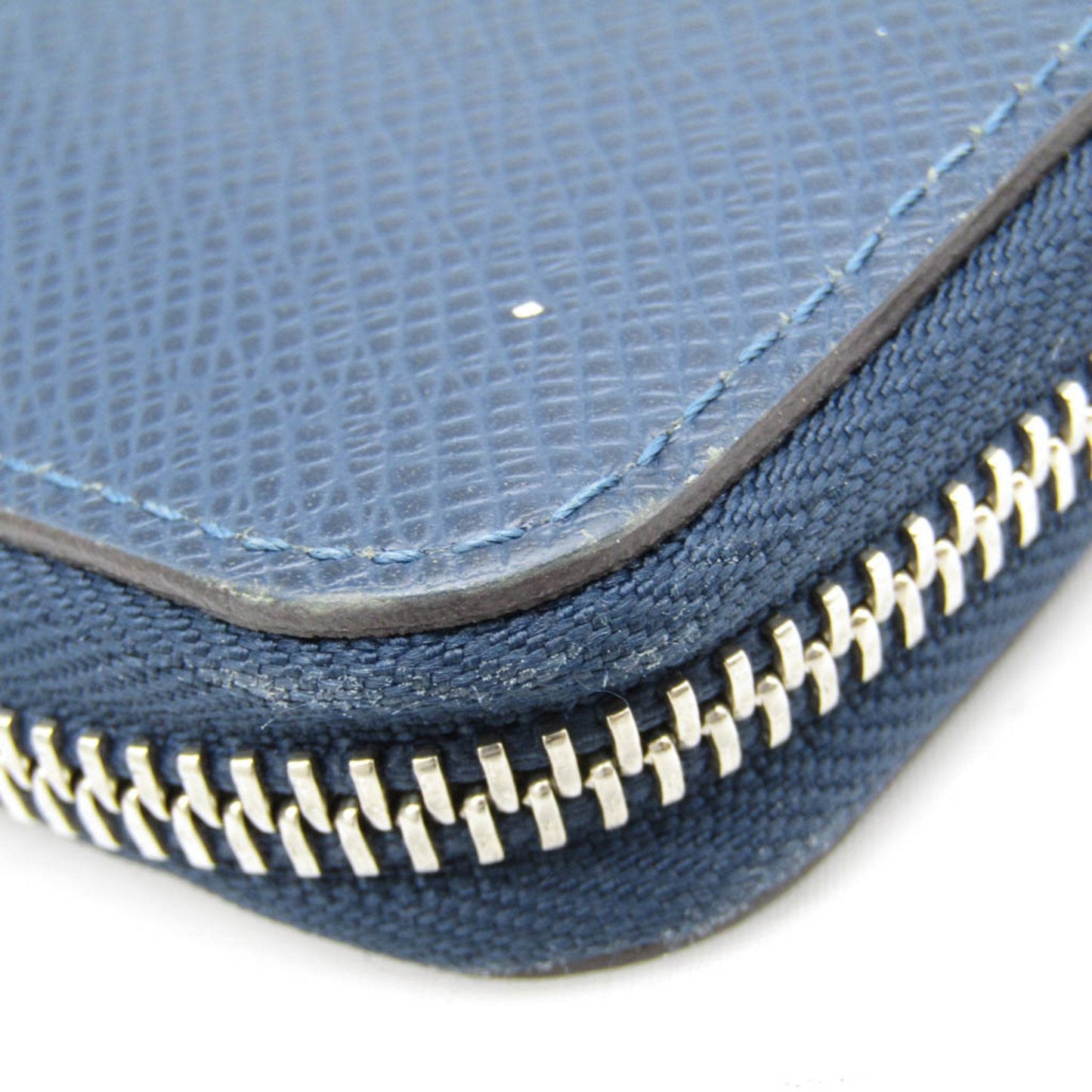 Louis Vuitton Zippy Wallet Vertical Navy Leather Wallet