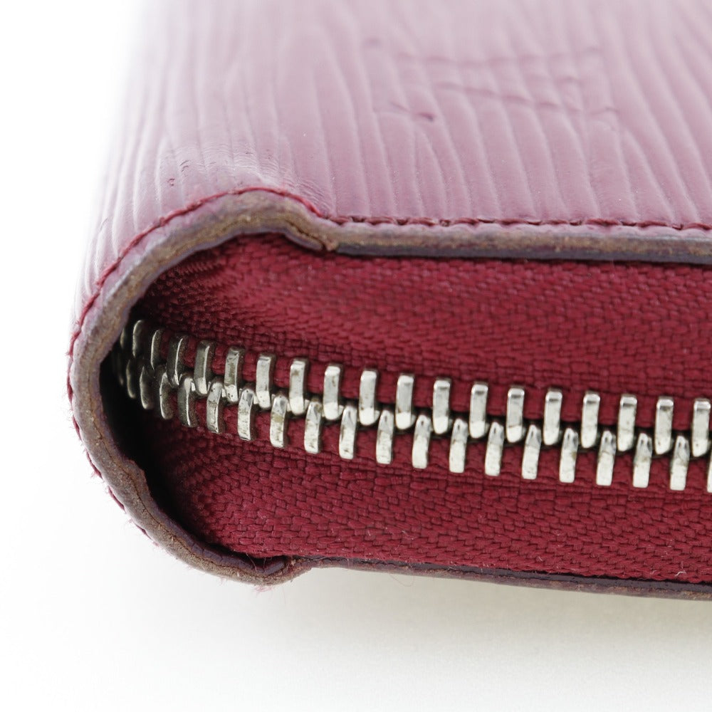 Louis Vuitton Zippy Wallet Red Leather Wallet