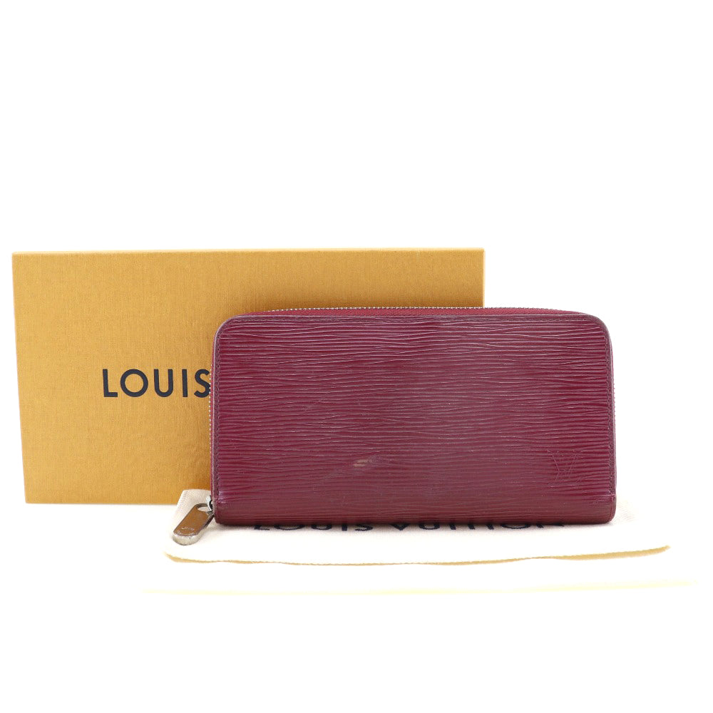 Louis Vuitton Zippy Wallet Red Leather Wallet