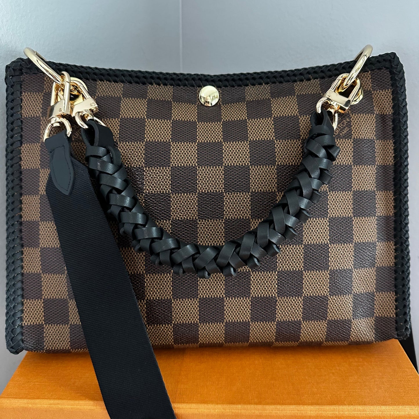 The Swan Crossbody -Orvis bags Damier in Black