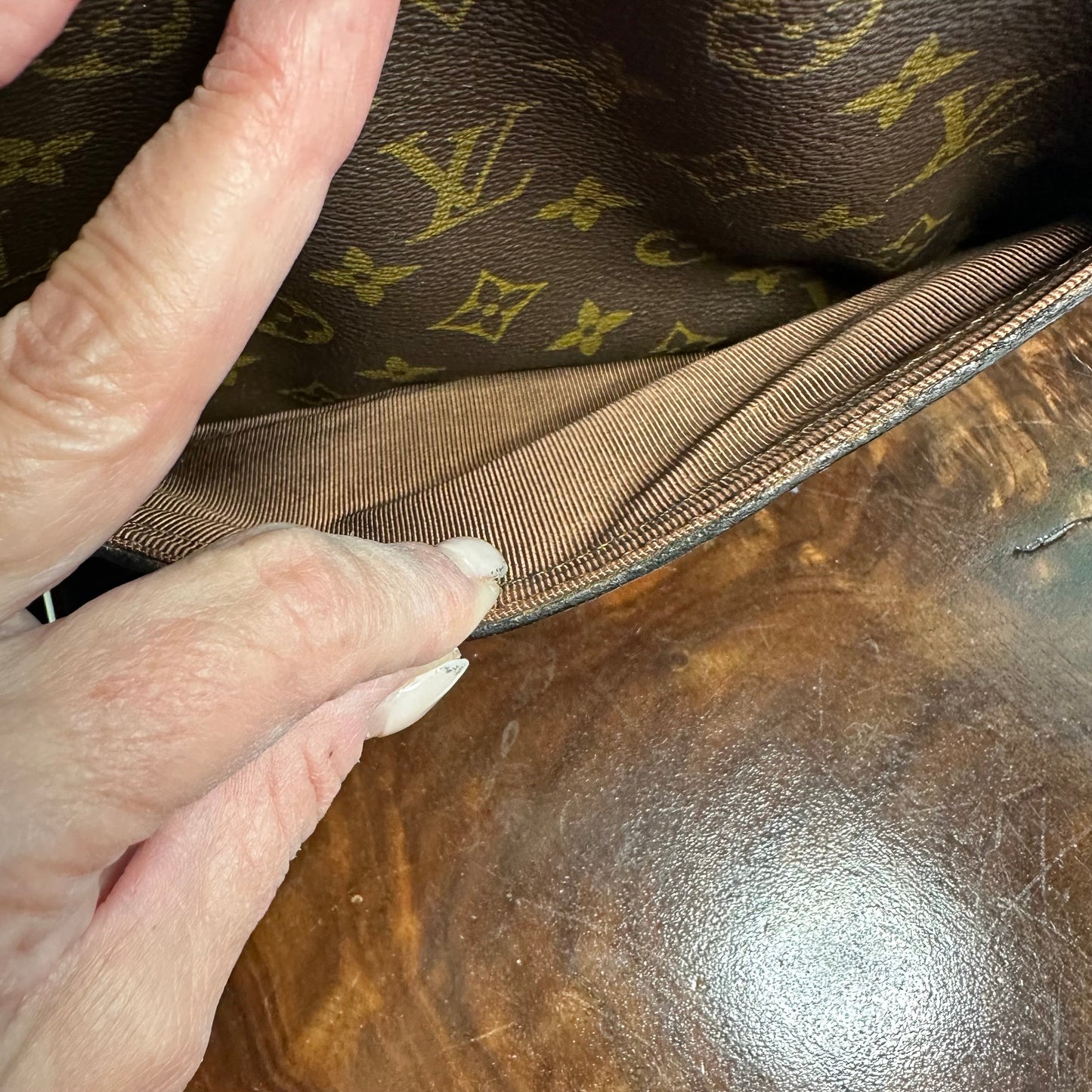 The Cockatiel Crossbody -Orvis bags LV Monogram in Black