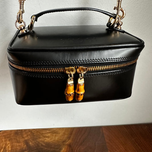 The Junco Crossbody/Clutch -Orvis bags Gucci Bamboo Cosmetic Bag in Black Leather