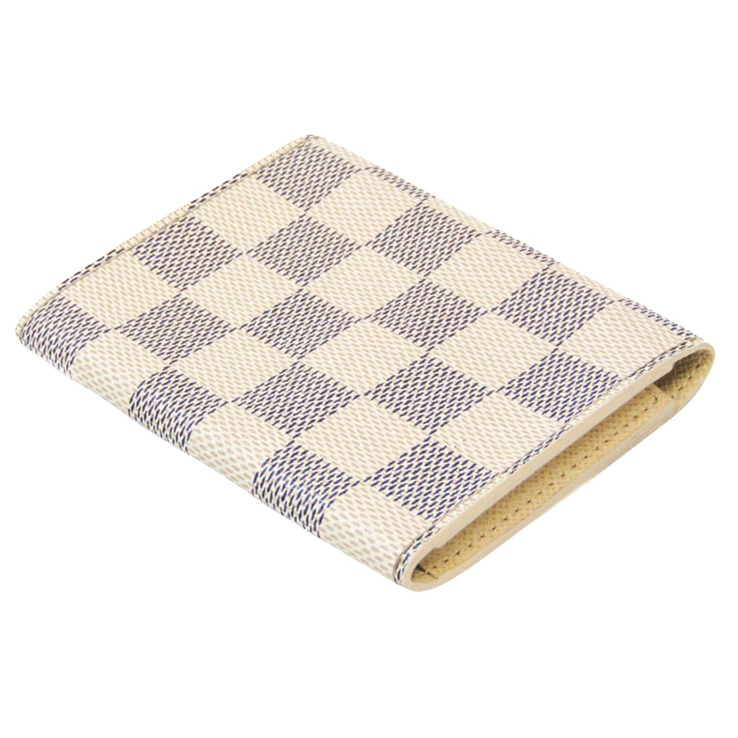 Louis Vuitton Porte Carte De Visite White Canvas Wallet