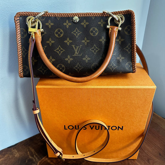 The Short Swan -Orvis bags Monogram in Vachetta Crossbody - 2 Straps!