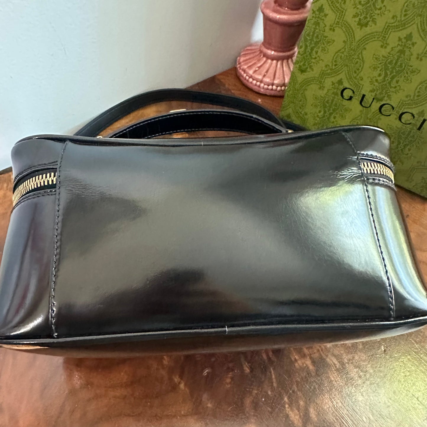 The Junco Crossbody/Clutch - Larger Orvis bags Gucci Bamboo Cosmetic Bag in Black Leather