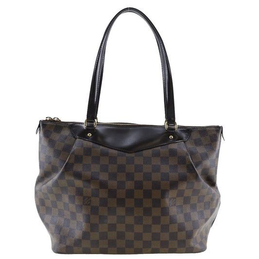 Louis Vuitton Westminster Brown Canvas Shoulder Bag ()