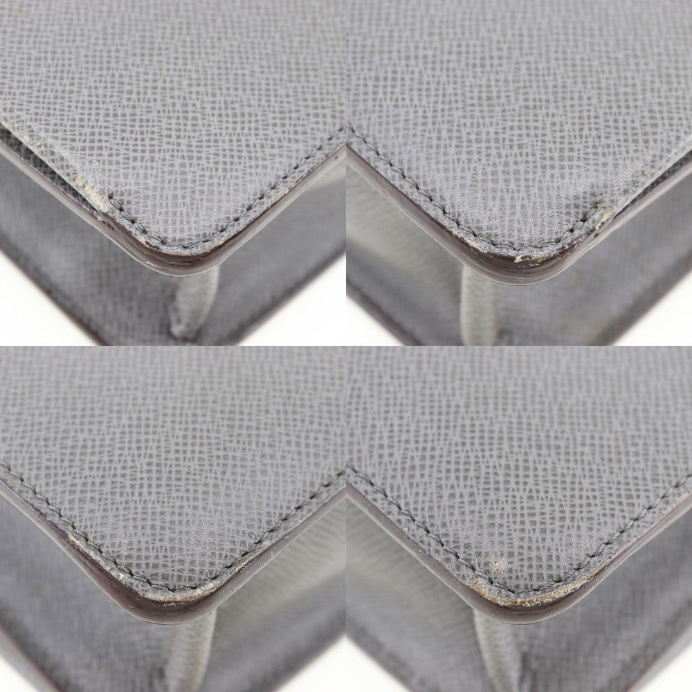 Louis Vuitton Robusto Grey Leather Briefcase Bag