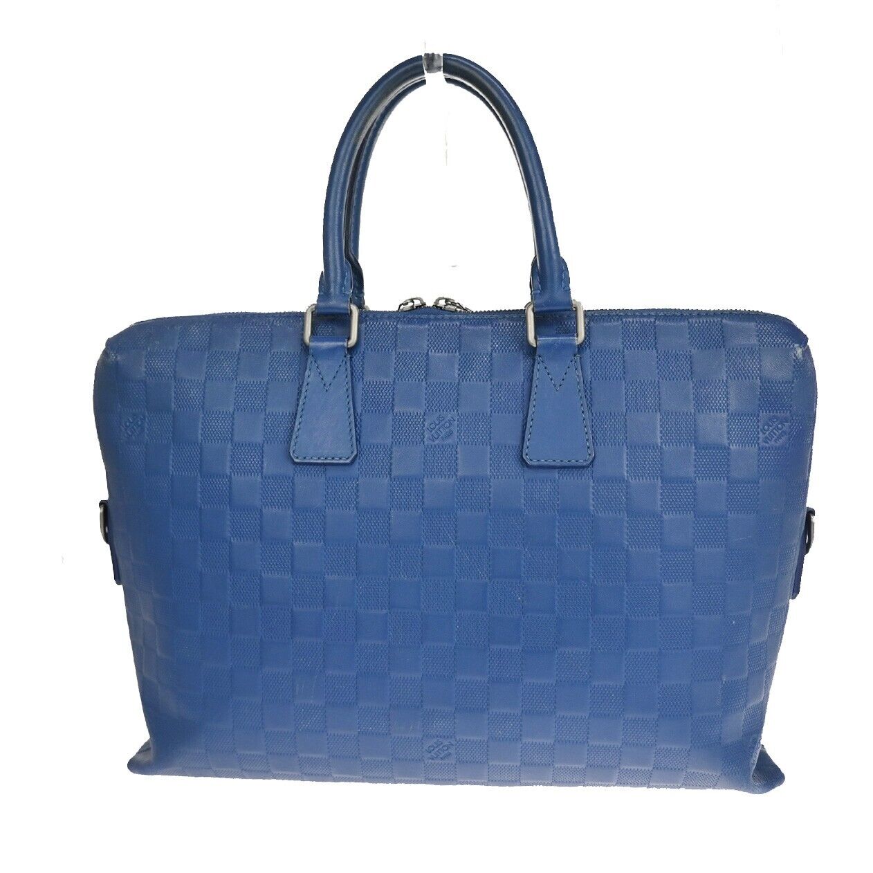 Louis Vuitton Porte Documents Jour Black Canvas Briefcase Bag