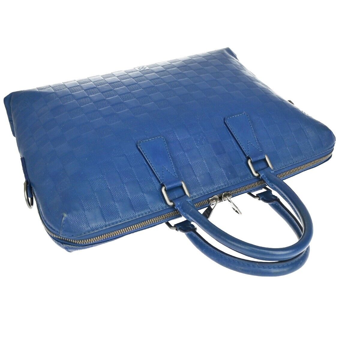 Louis Vuitton Porte Documents Jour Black Canvas Briefcase Bag