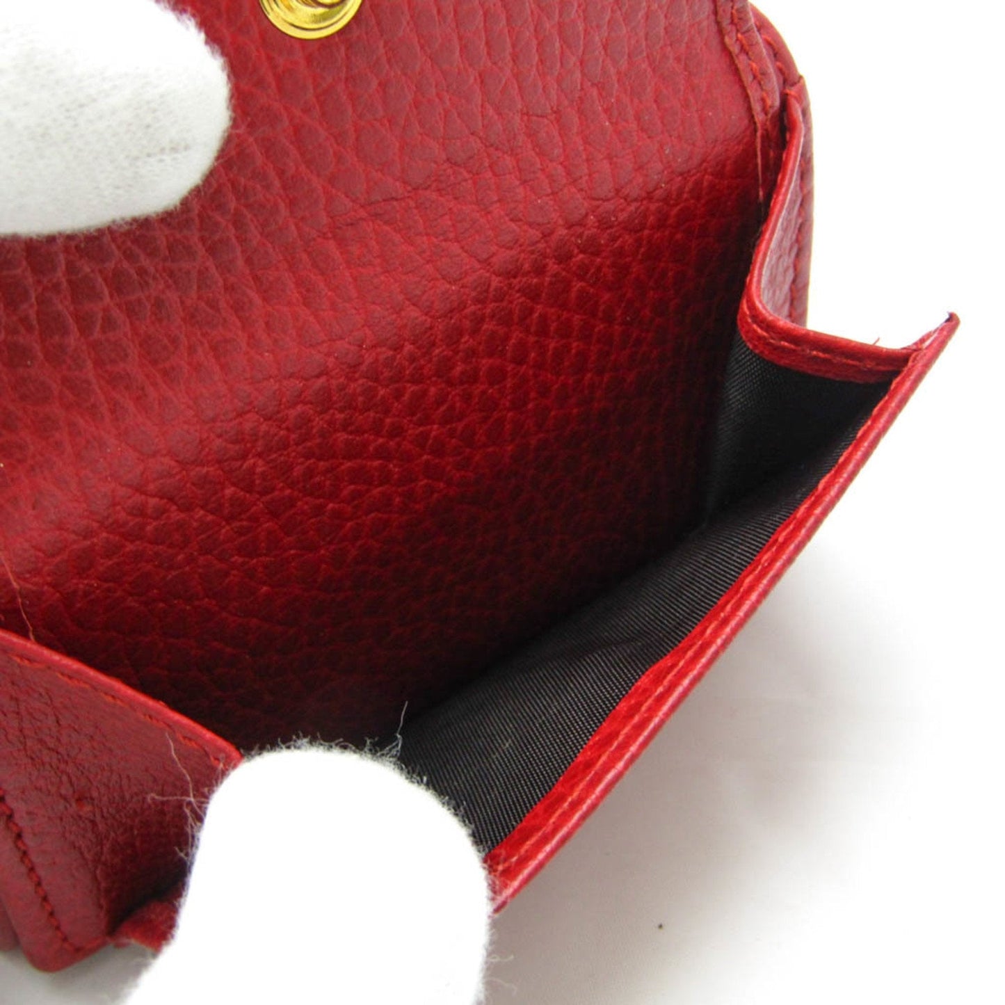 Gucci Marmont Red Leather Wallet