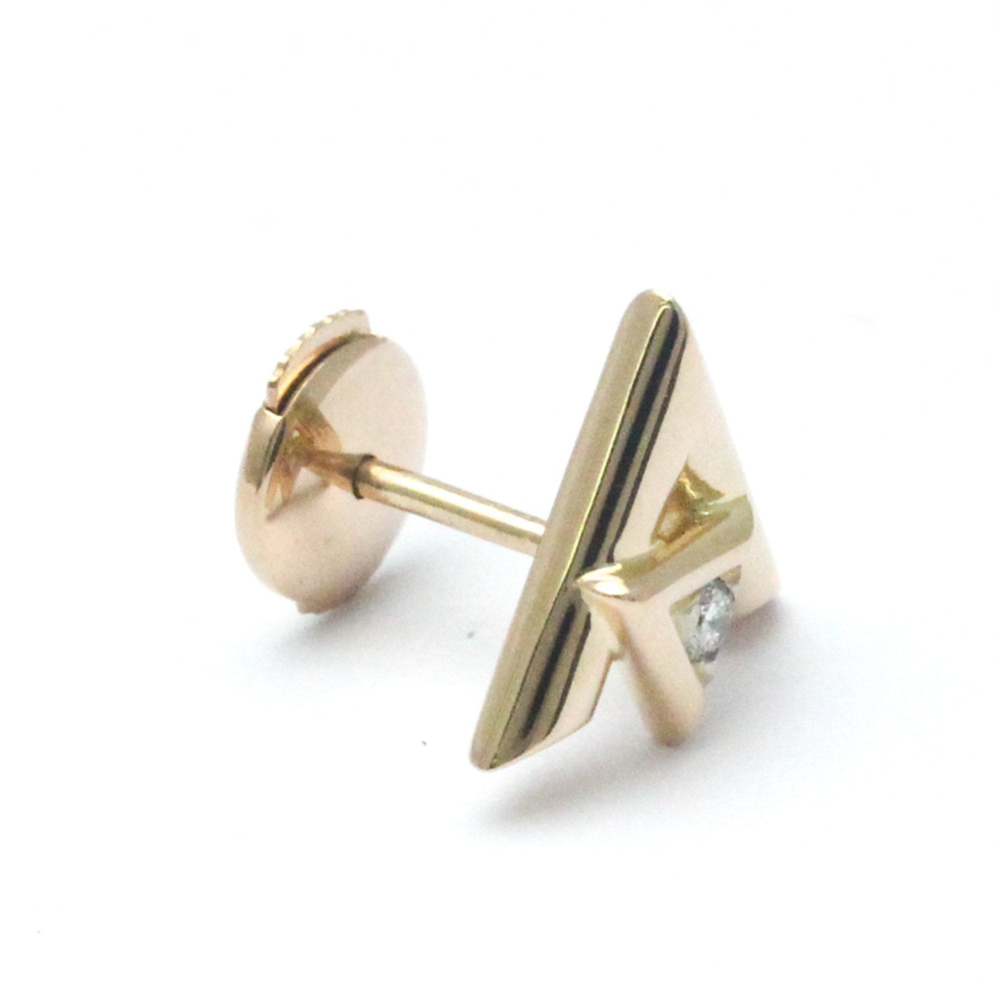 Louis Vuitton Lv Volt One Gold Rose Gold Earring Jewelry