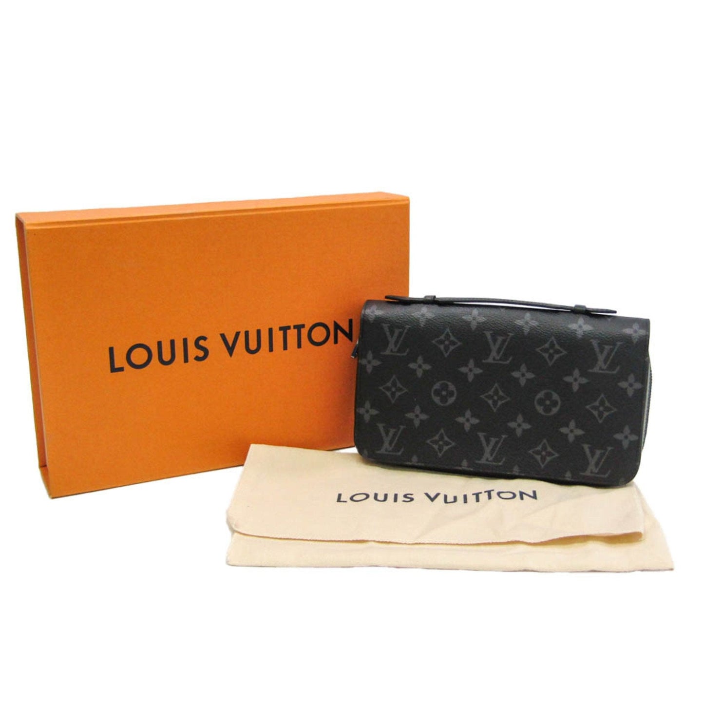 Louis Vuitton Zippy Xl Black Canvas Wallet
