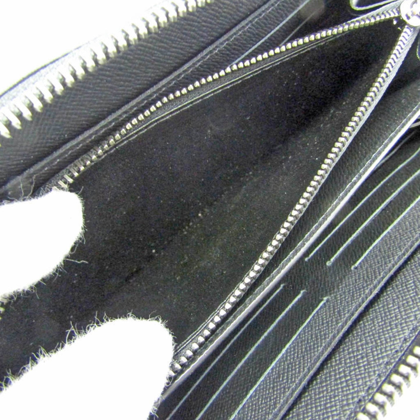 Louis Vuitton Zippy Xl Black Canvas Wallet