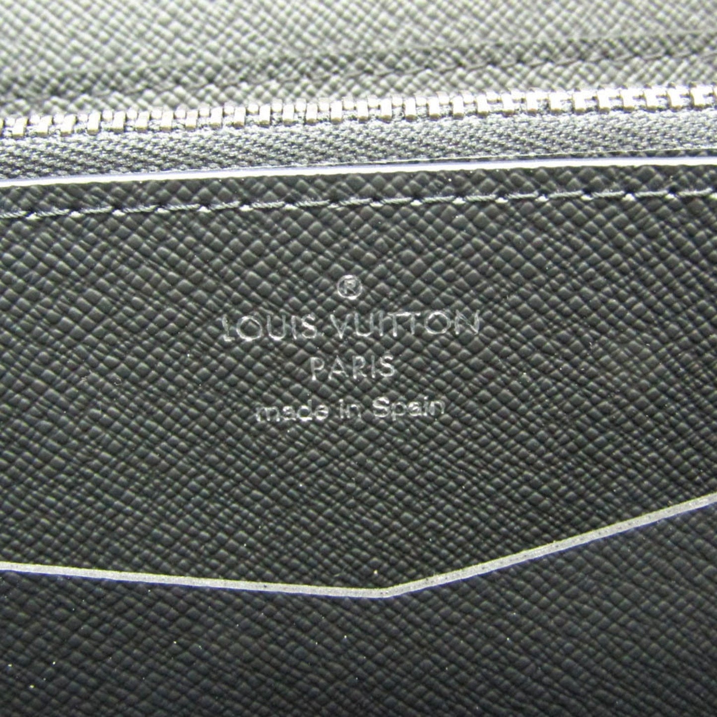 Louis Vuitton Zippy Xl Black Canvas Wallet