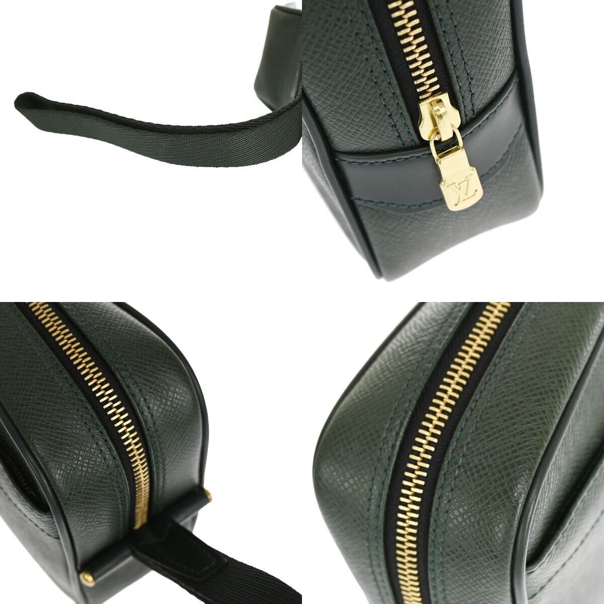 Louis Vuitton Pochette Black Canvas Clutch Bag