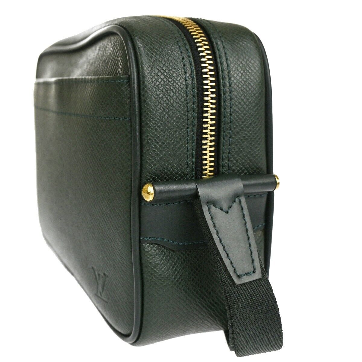 Louis Vuitton Pochette Black Canvas Clutch Bag