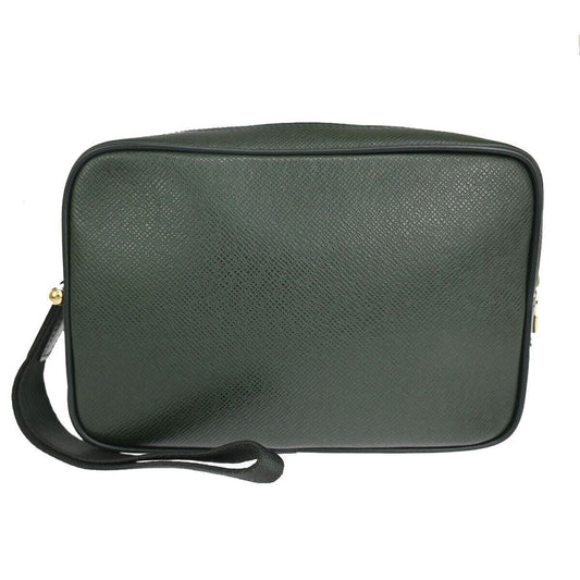 Louis Vuitton Pochette Black Canvas Clutch Bag ()