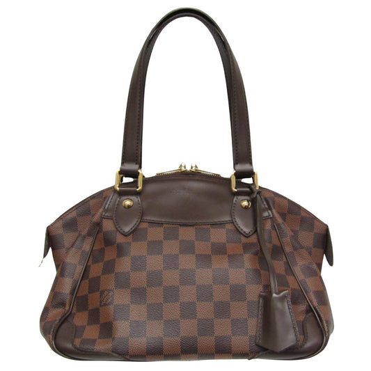 Louis Vuitton Verona Brown Canvas Handbag ()