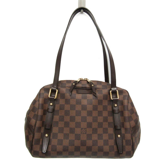 Louis Vuitton Rivington Brown Canvas Shoulder Bag ()