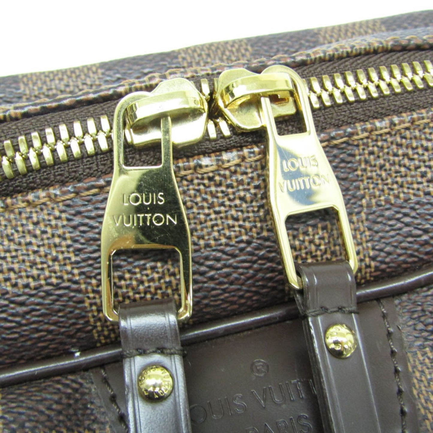 Louis Vuitton Rivington Brown Canvas Shoulder Bag