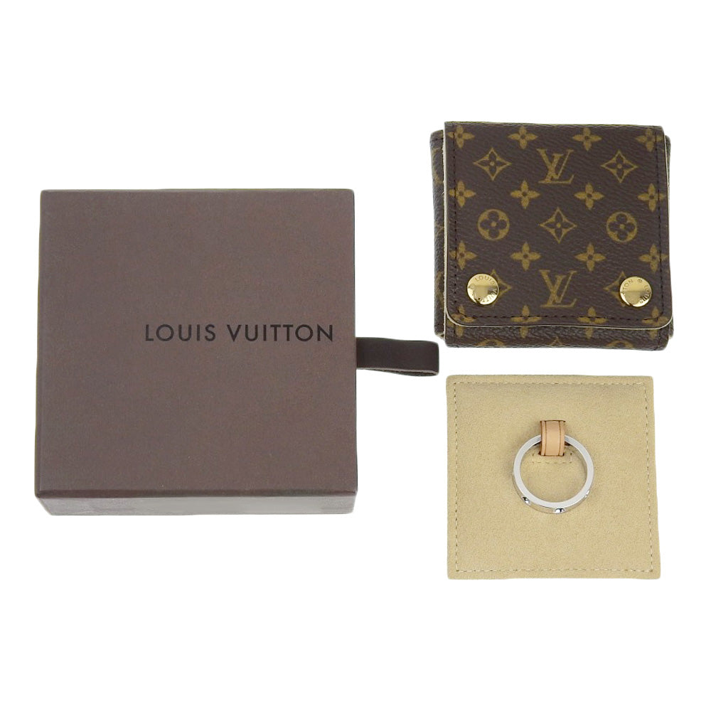 Louis Vuitton Empreinte Silver White Gold Ring Jewelry